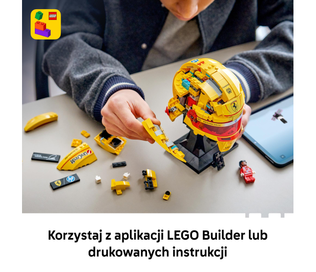 LEGO EDITIONS 43022 Kask Lewis Hamilton Scuderia Ferrari HP - 1517903 - zdjęcie 9